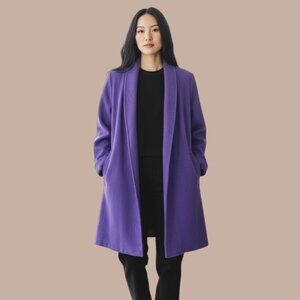 Preston & York Lightweight 100% Superfine Lambswool Thigh Length Coat-Size S